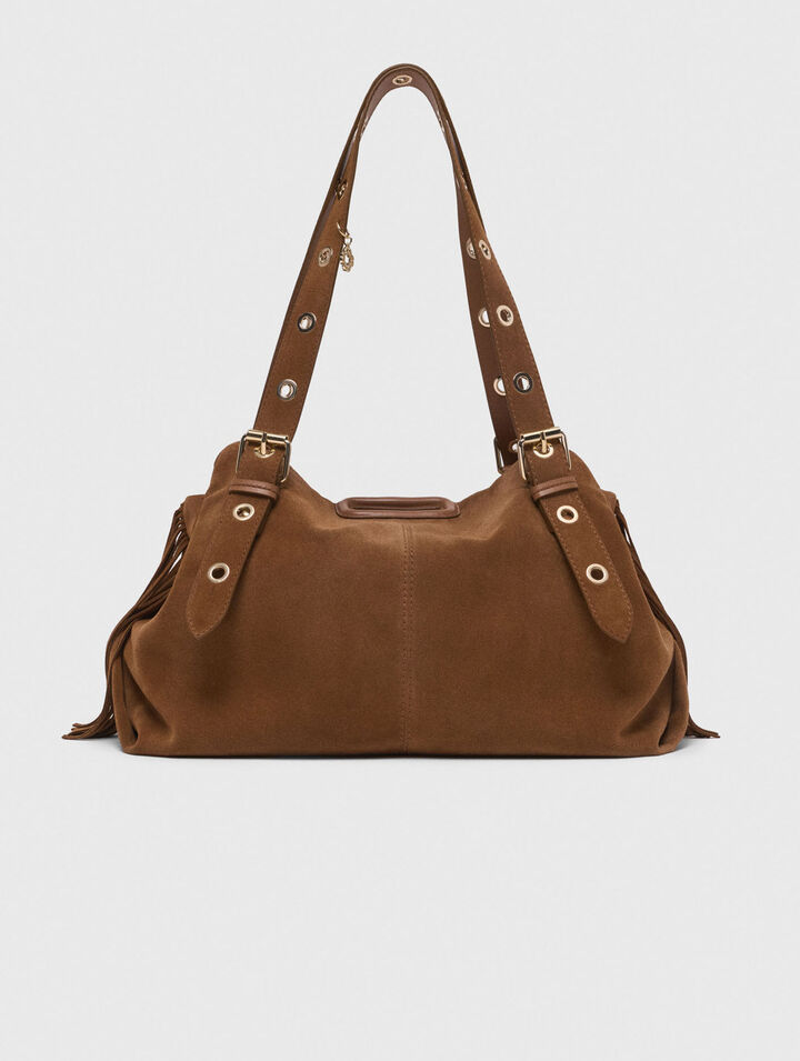 Suede Miss M XL bag